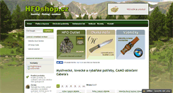 Desktop Screenshot of hfoshop.cz